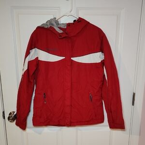 Columbia Red and White Jacket